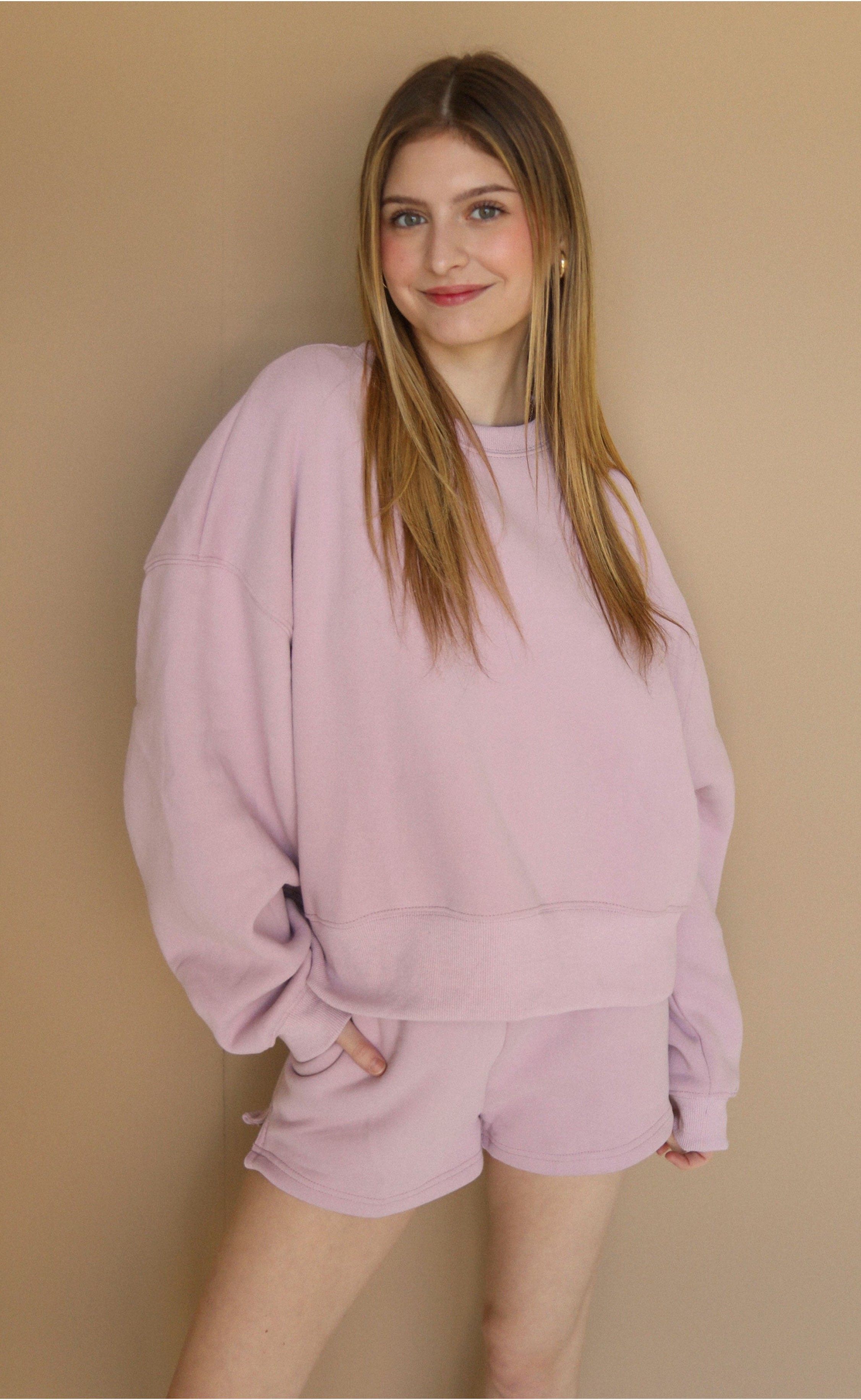 Elegant and Comfortable Crash Into Me Set – Perfect Lilac Color for Casual Wear