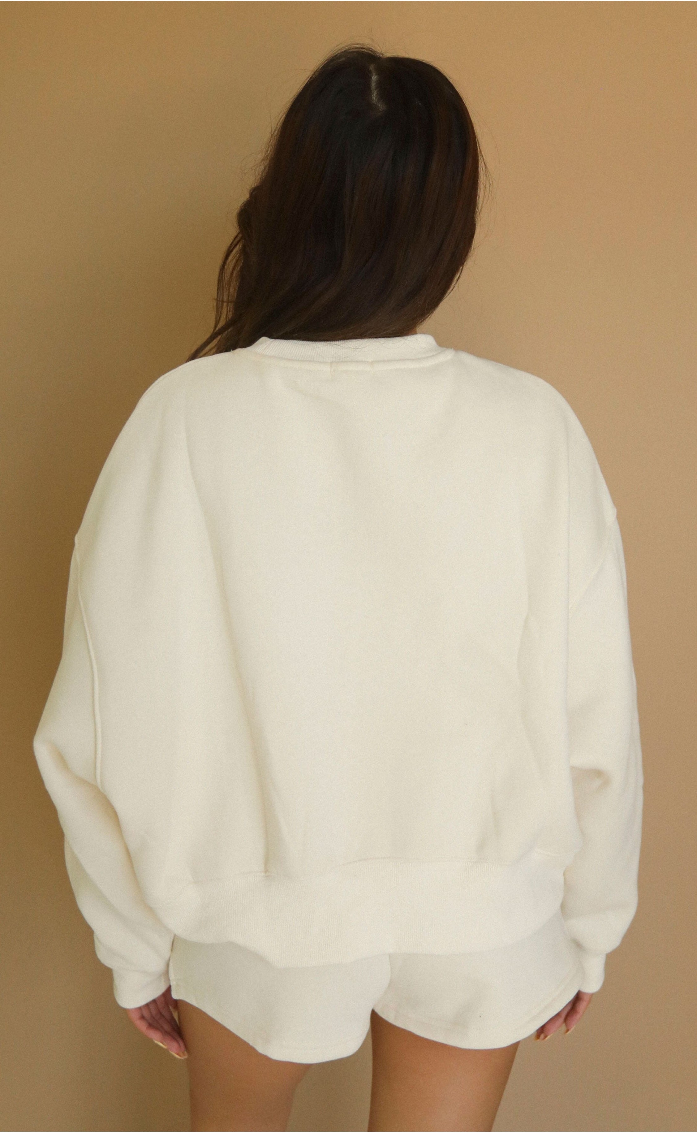 Soft and Cozy Cream Crash Into Me Set – Ideal for Lounging or Casual Outings