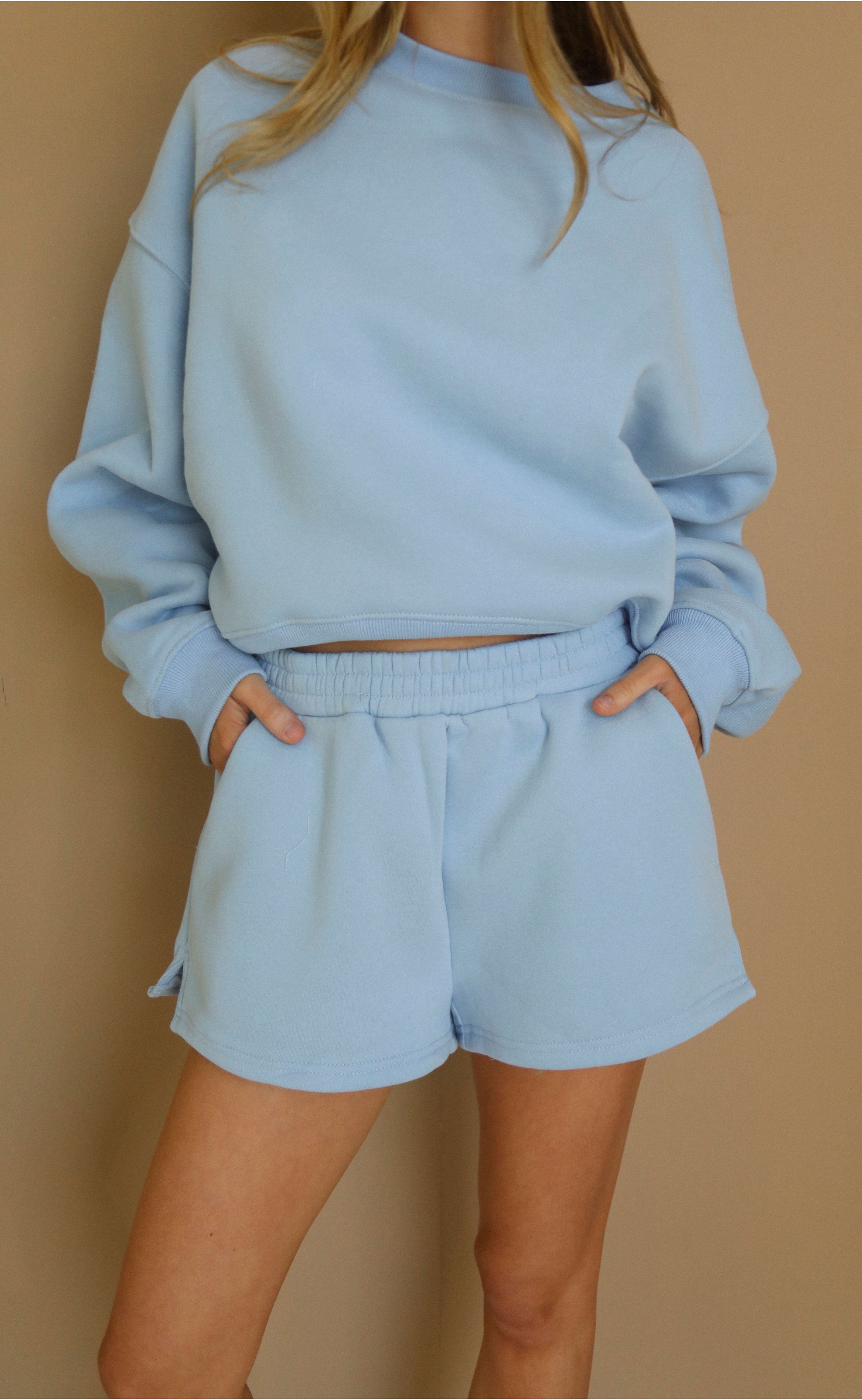 Baby Blue Crash Into Me Set – Comfortable and Trendy Loungewear for Everyday Wear