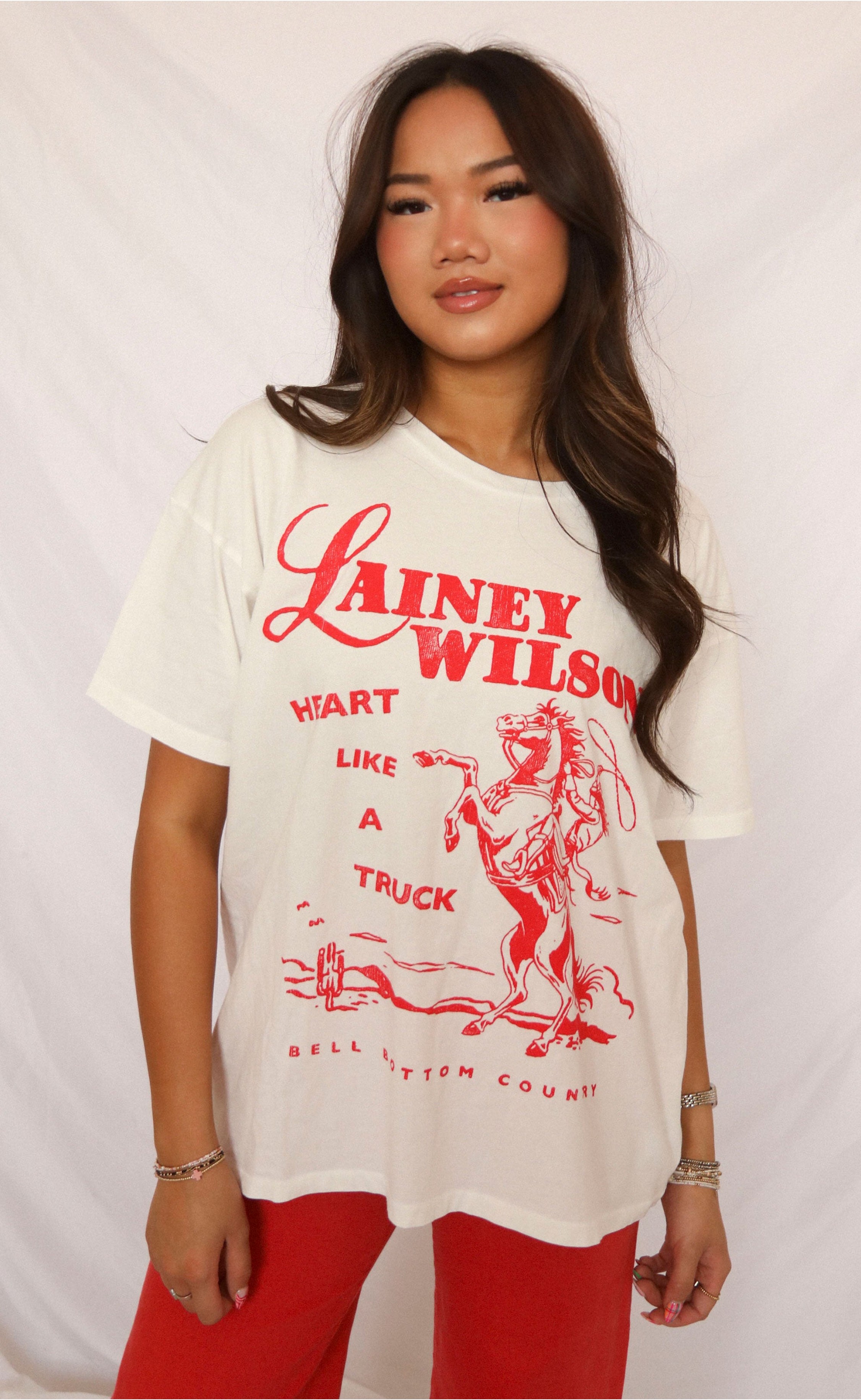 Rock That Bell Bottom Attitude with the Official Lainey Wilson Country Tee