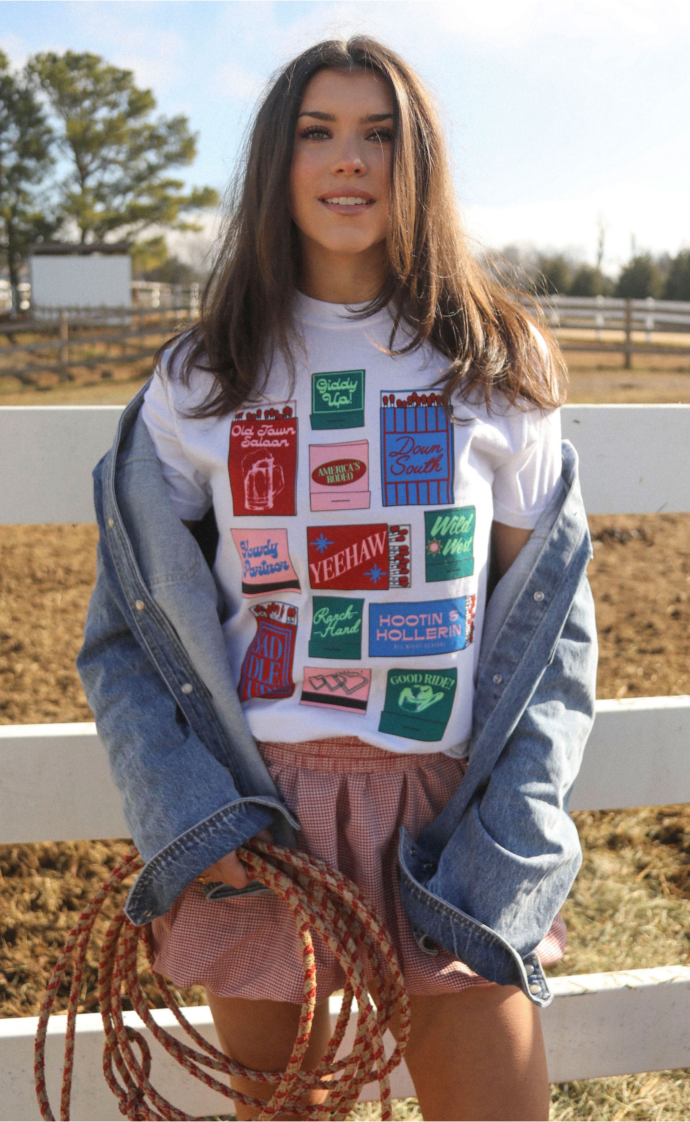 Western Matches Tee – Soft Cotton Shirt Featuring Iconic Old West Matchbox Artwork