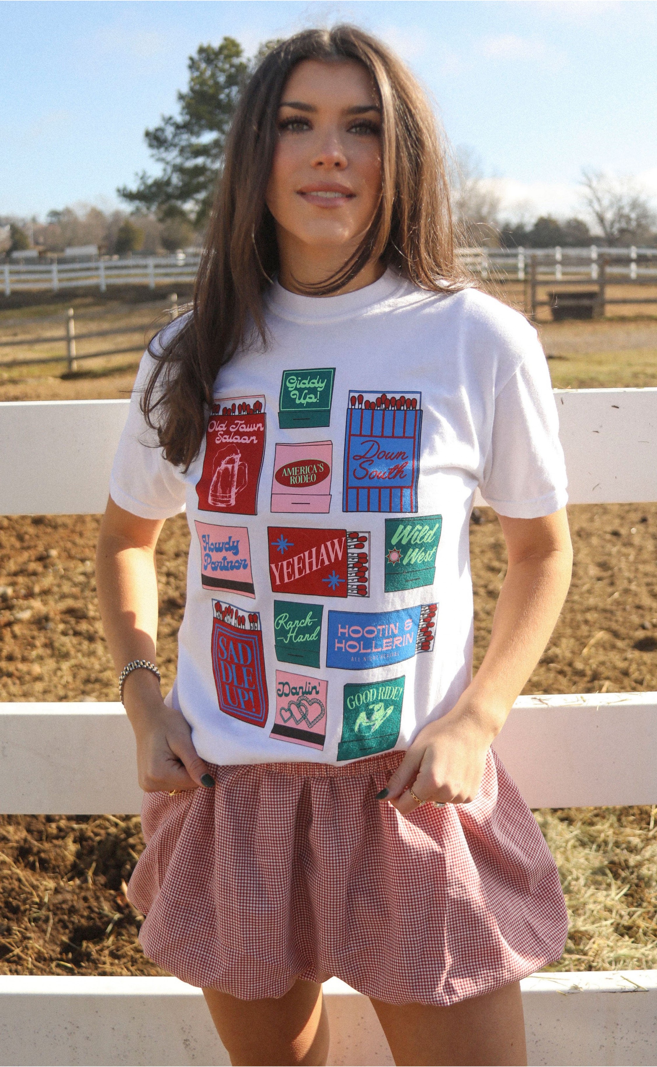 Western Matches Tee – Soft Cotton Shirt Featuring Iconic Old West Matchbox Artwork
