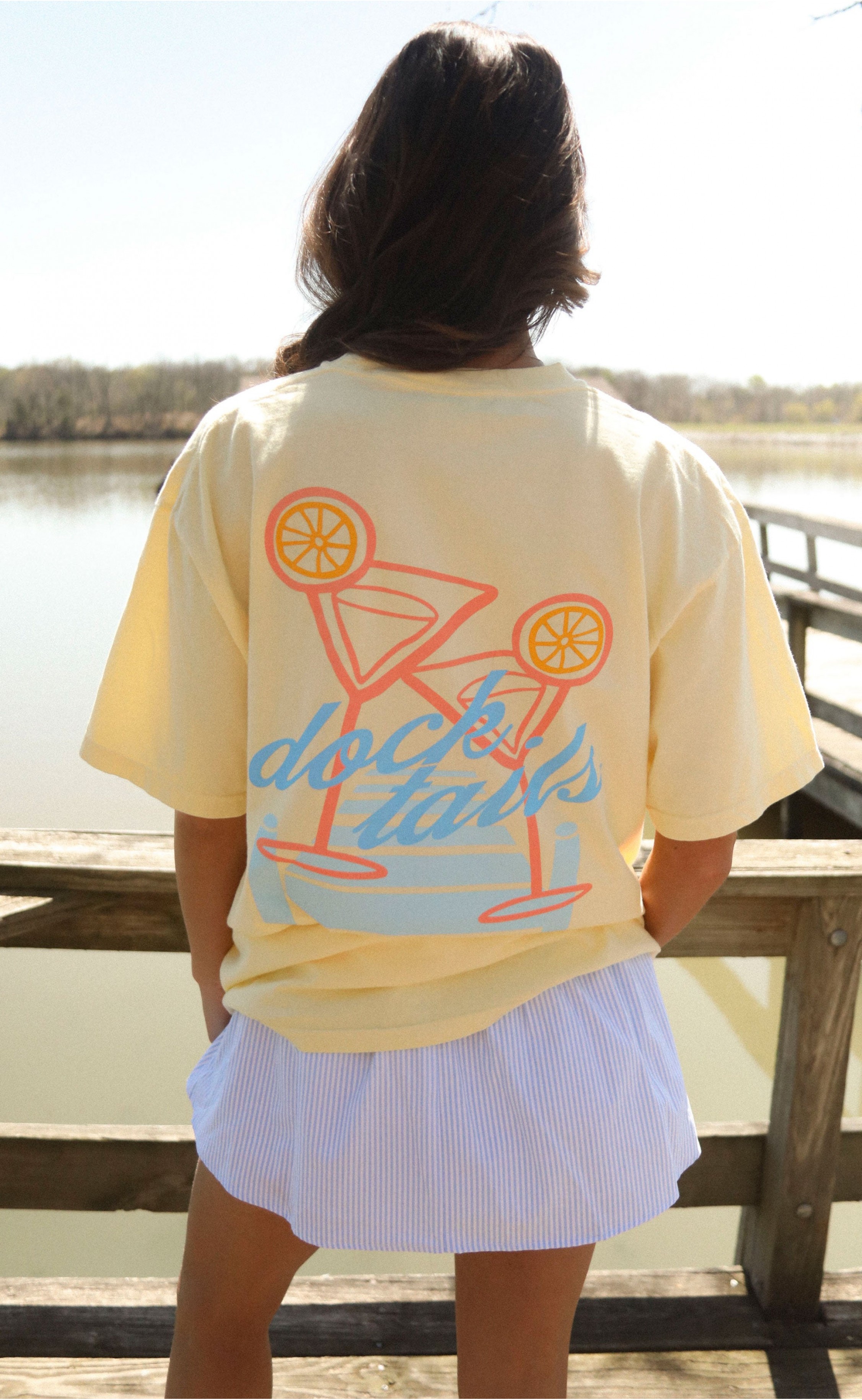 Docktails T-Shirt – Playful Design Ideal for Boa...