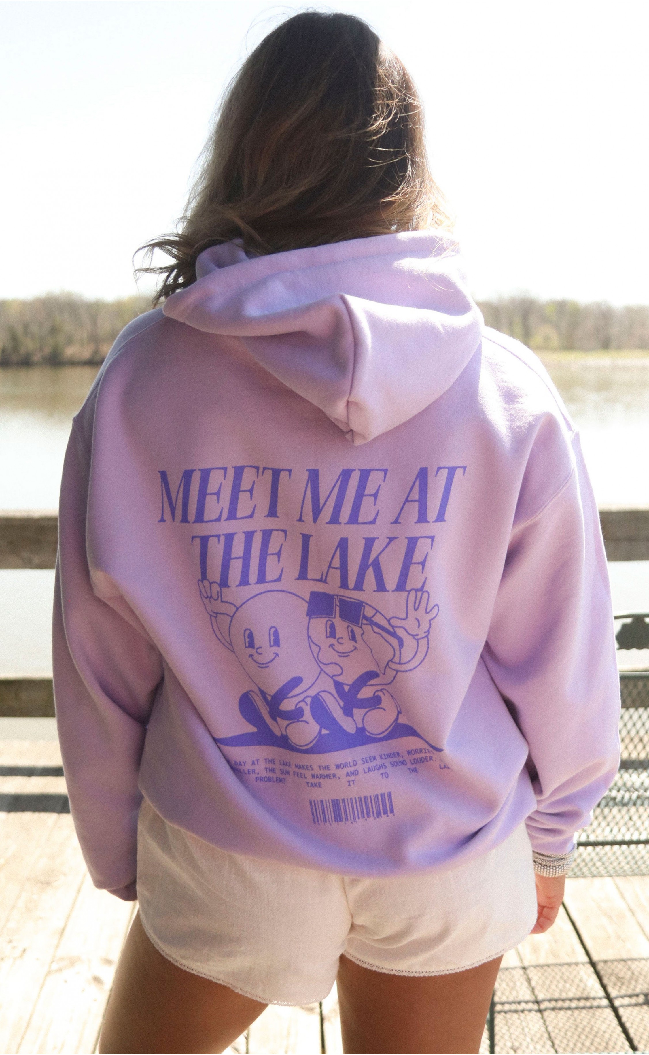 Meet Me at the Lake Pullover Hoodie – Soft Fabric and Relaxed Fit for Weekend Comfort