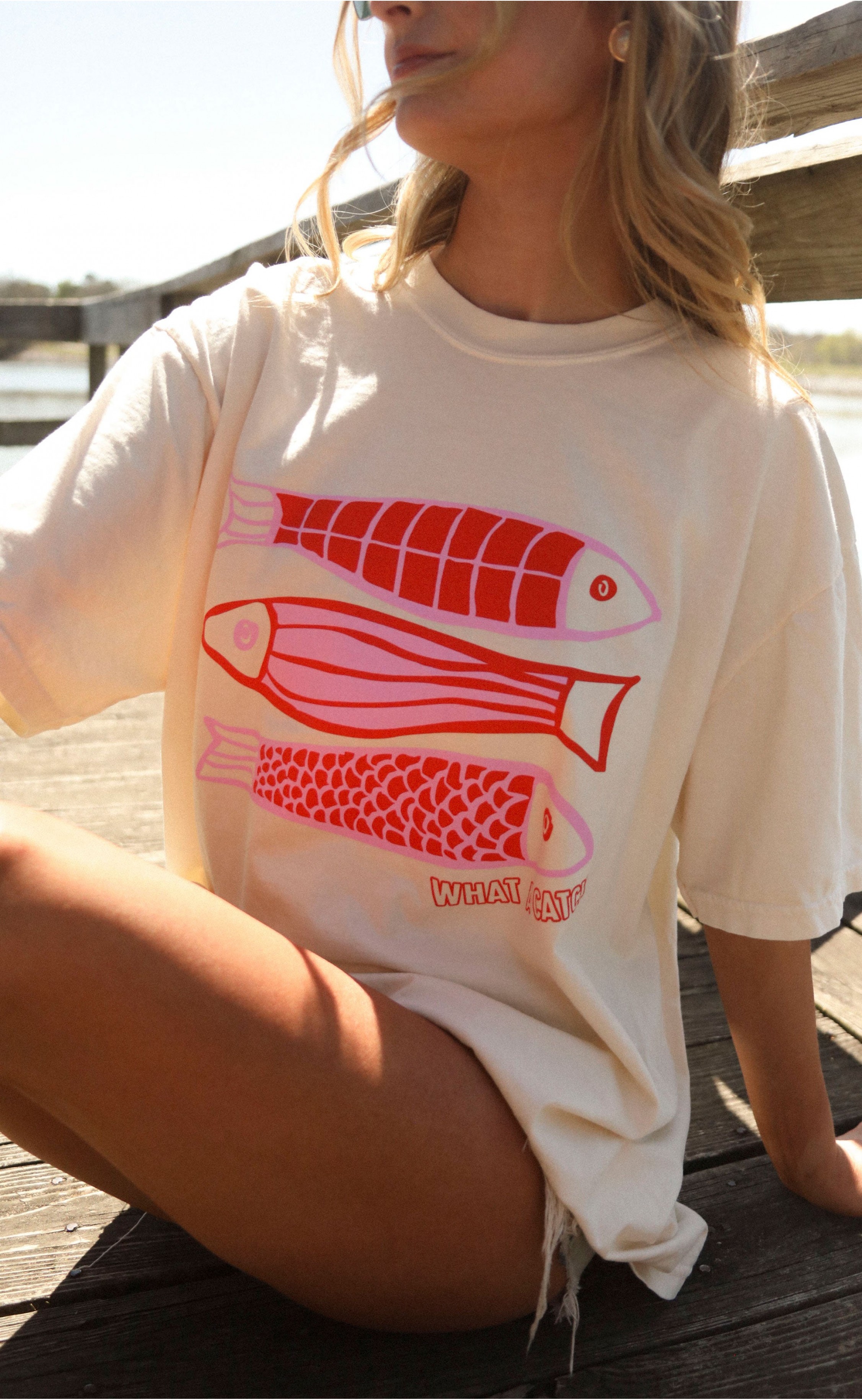 What a Catch Fish Tee – Perfect for Your Next Fi...