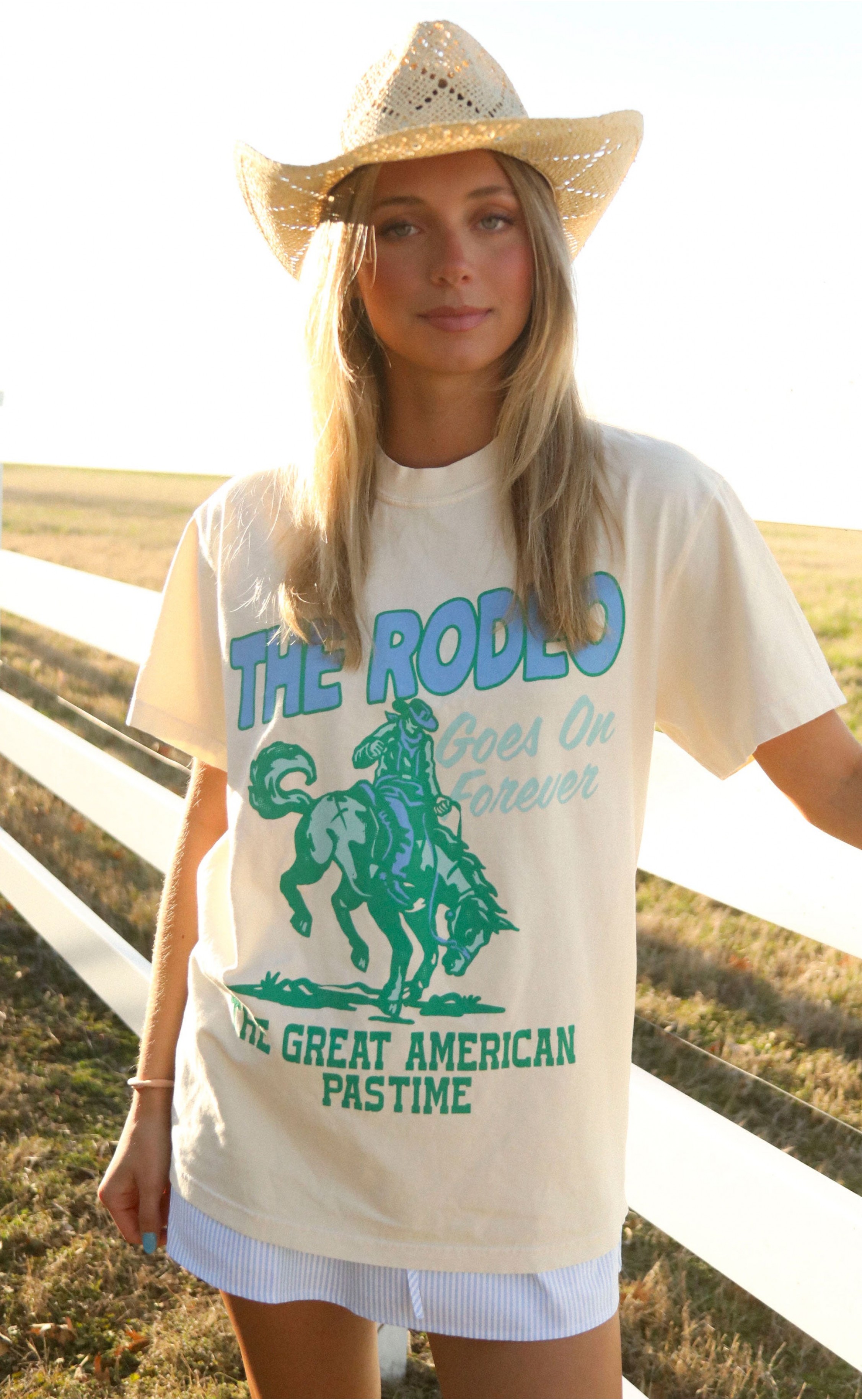 Cream Rodeo Forever Tee – Timeless Western Style...
