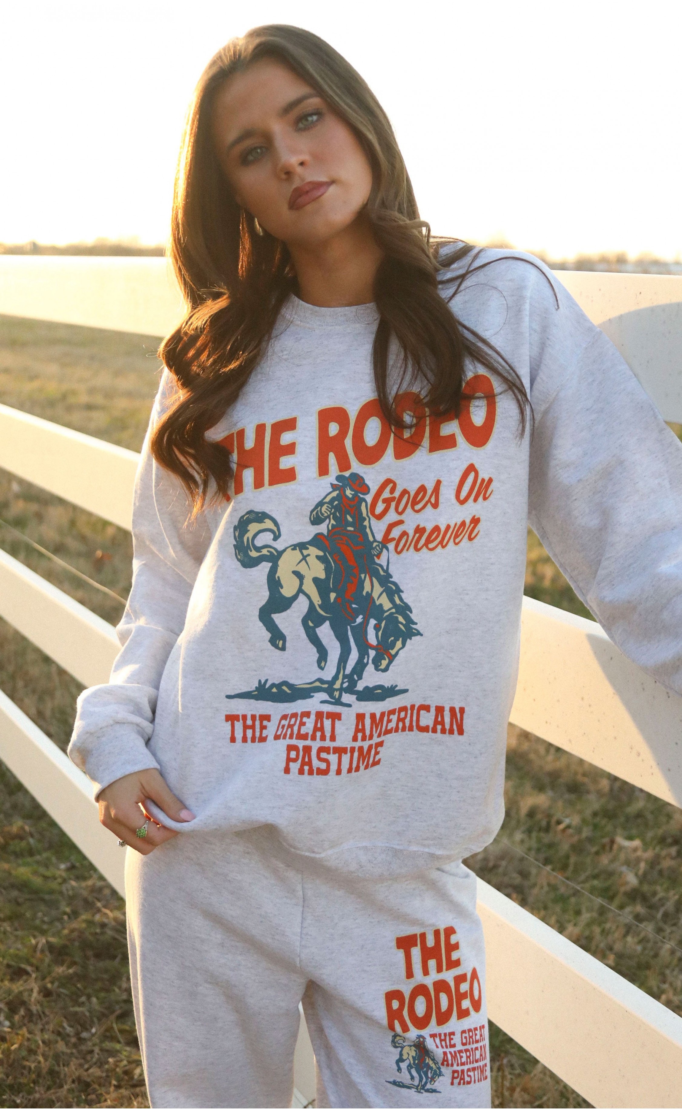 Rodeo Forever Grey Sweatshirt – Classic Style fo...