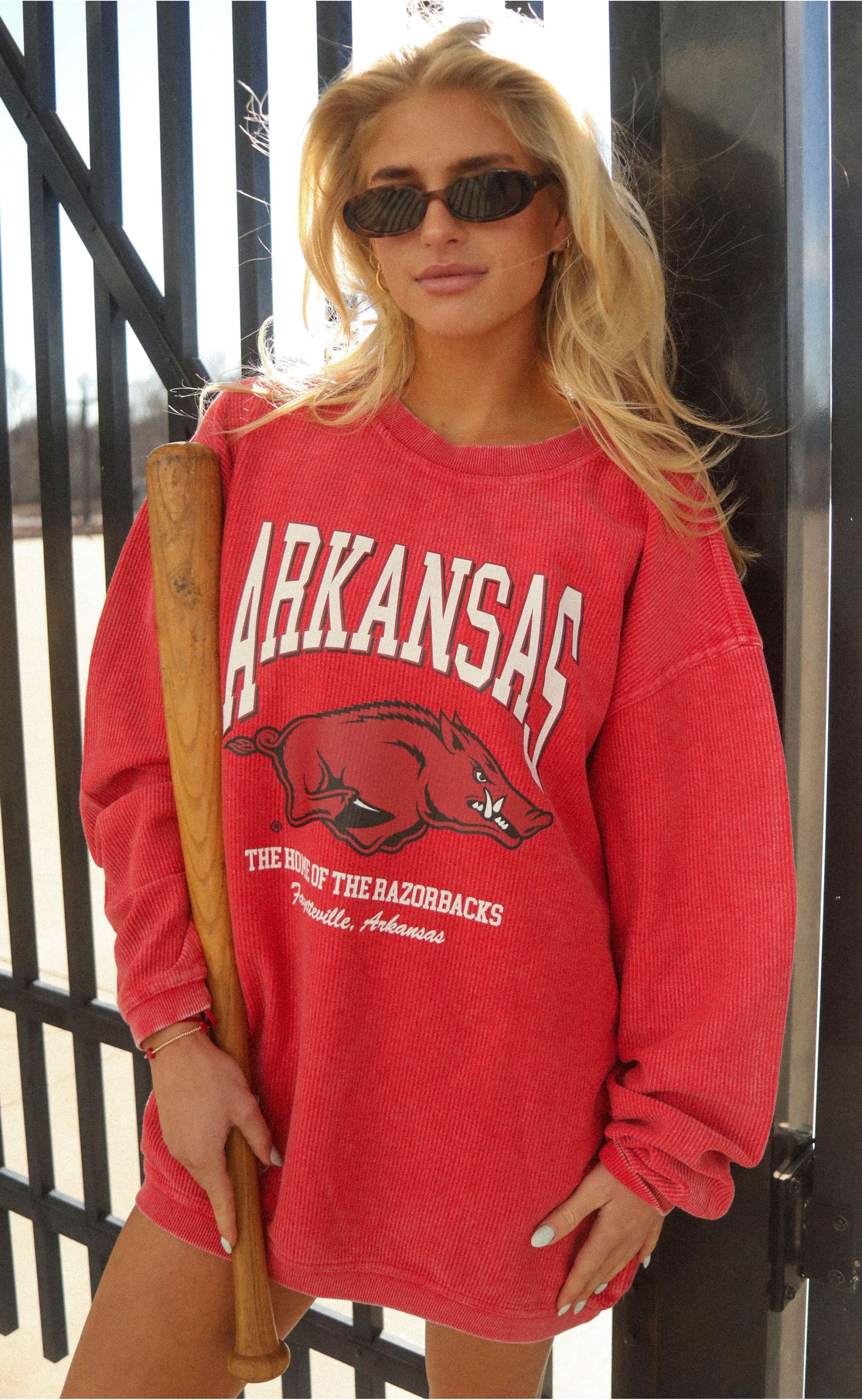 University of Arkansas Corded Sweatshirt – Bold ...