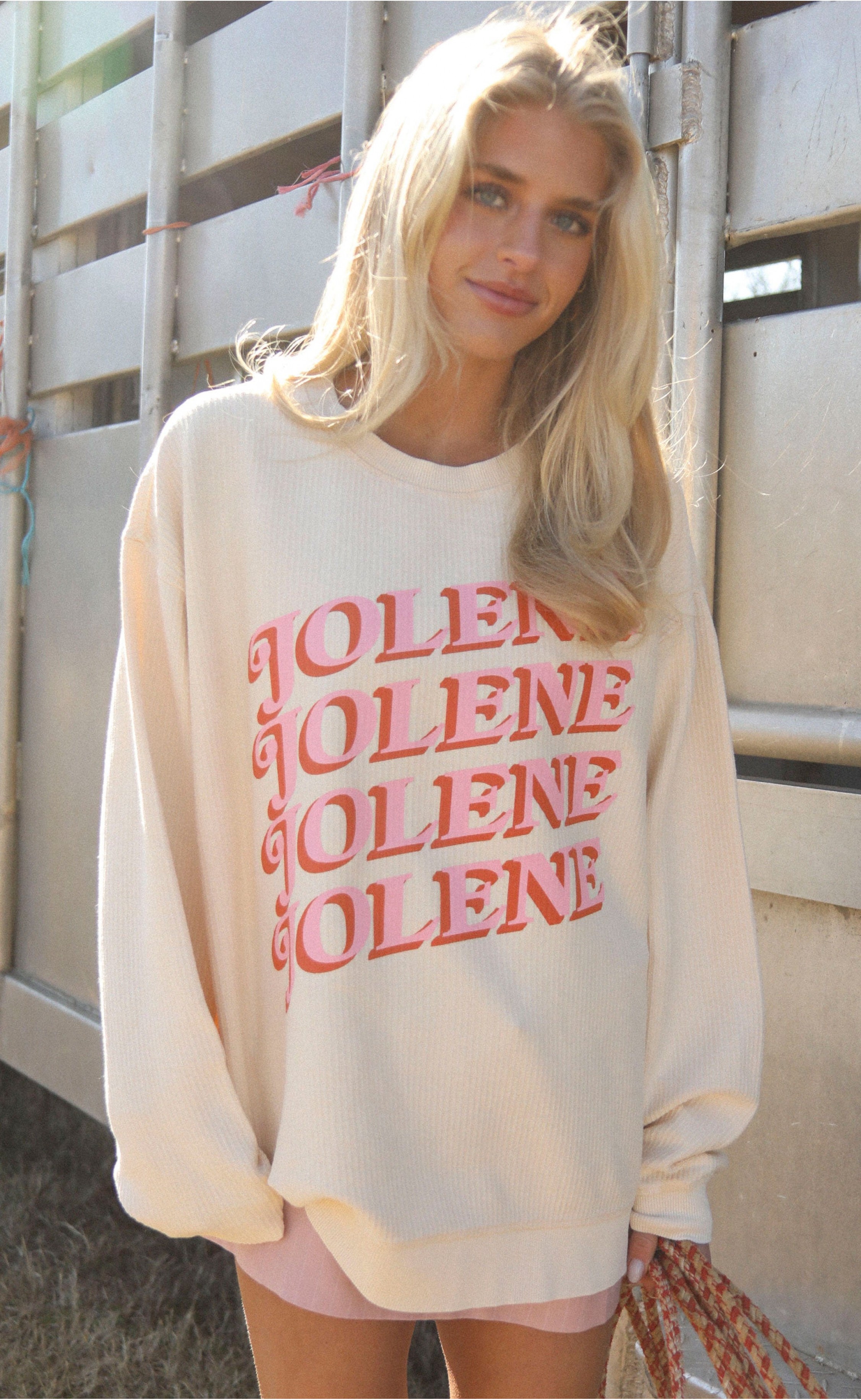 Jolene Corded Sweatshirt – Vintage-Inspired Comf...