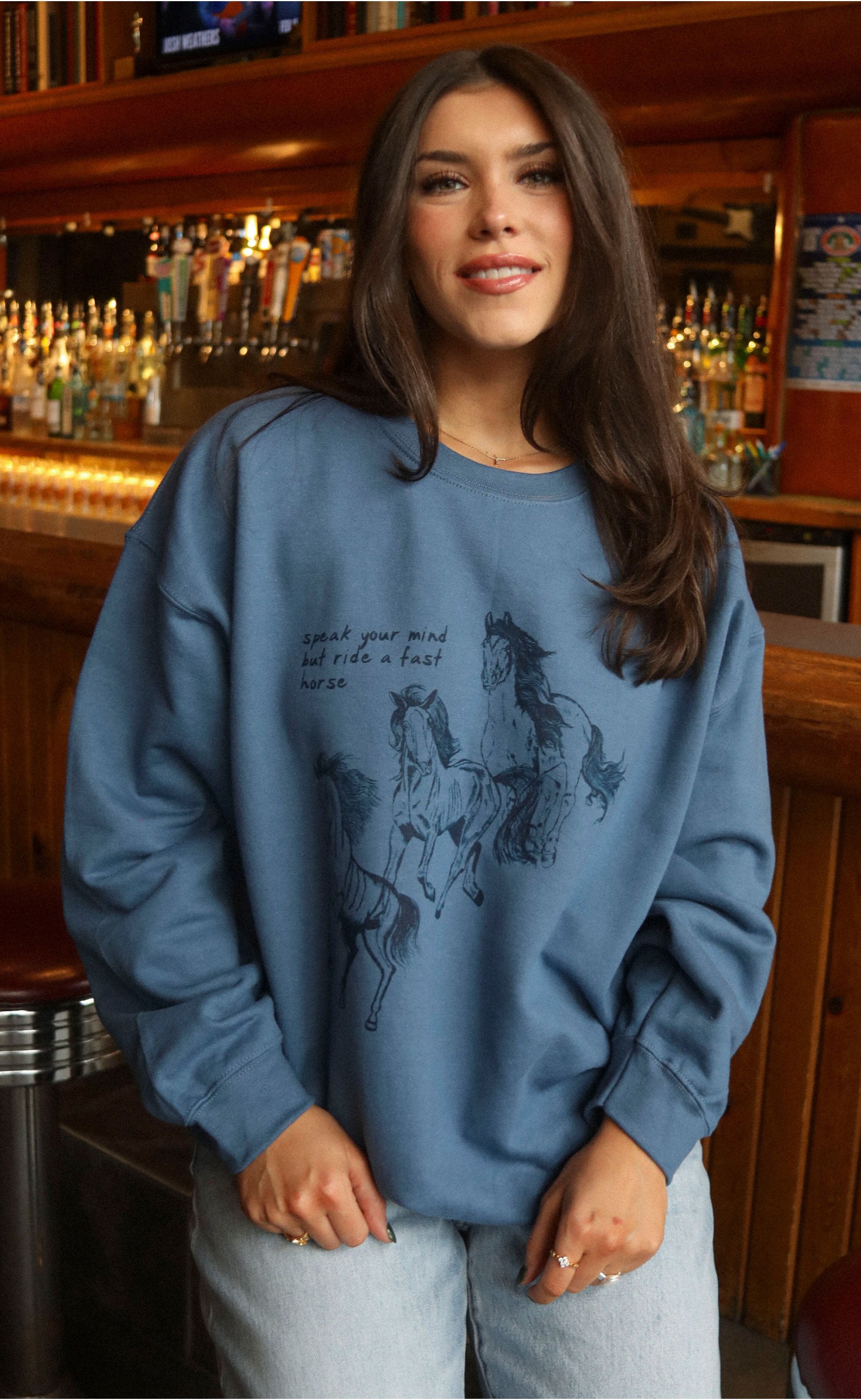 Ride a Fast Horse – The Sweatshirt for Those Who Live Life in the Fast Lane