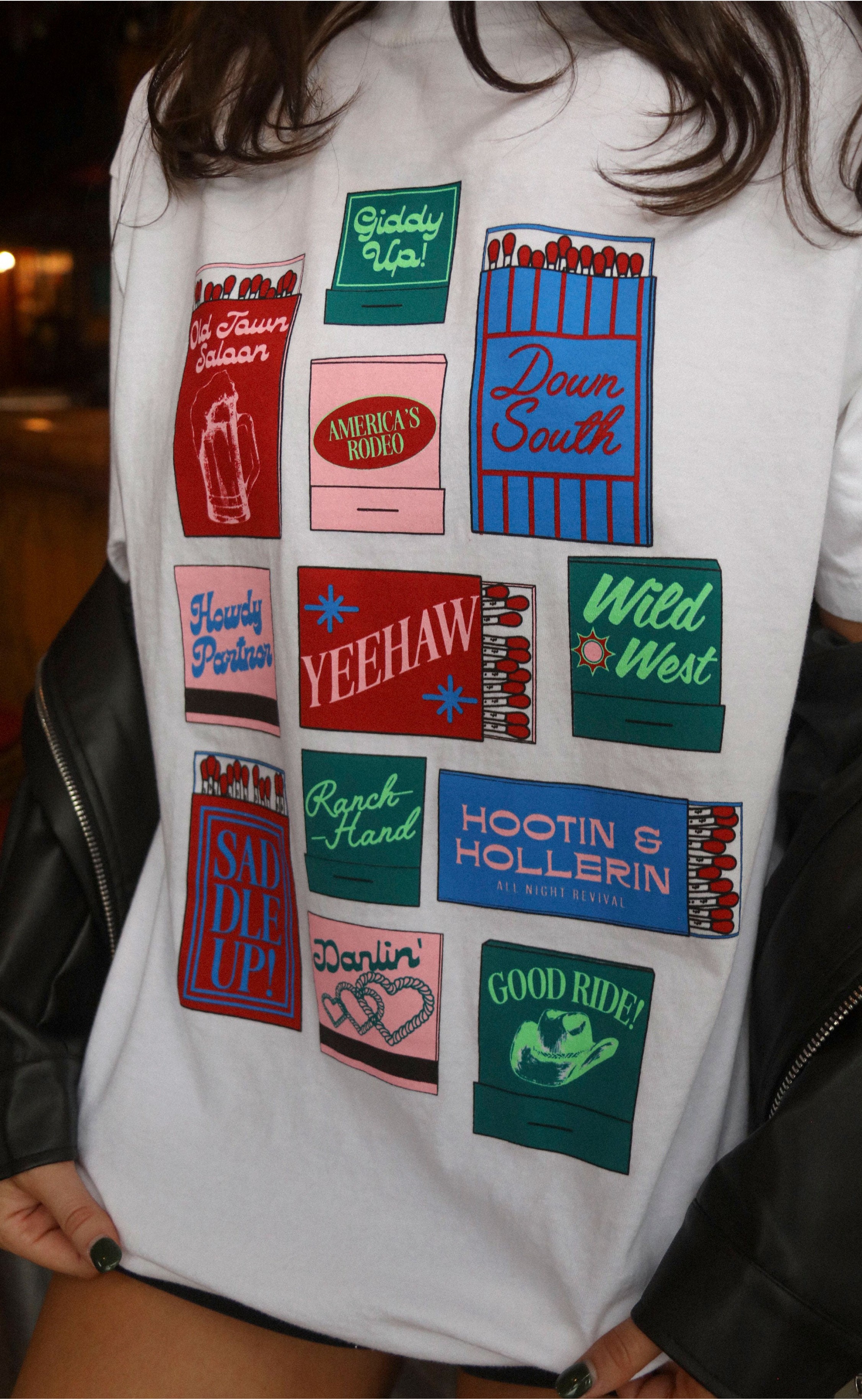 Western Matches Tee – Soft Cotton Shirt Featuring Iconic Old West Matchbox Artwork
