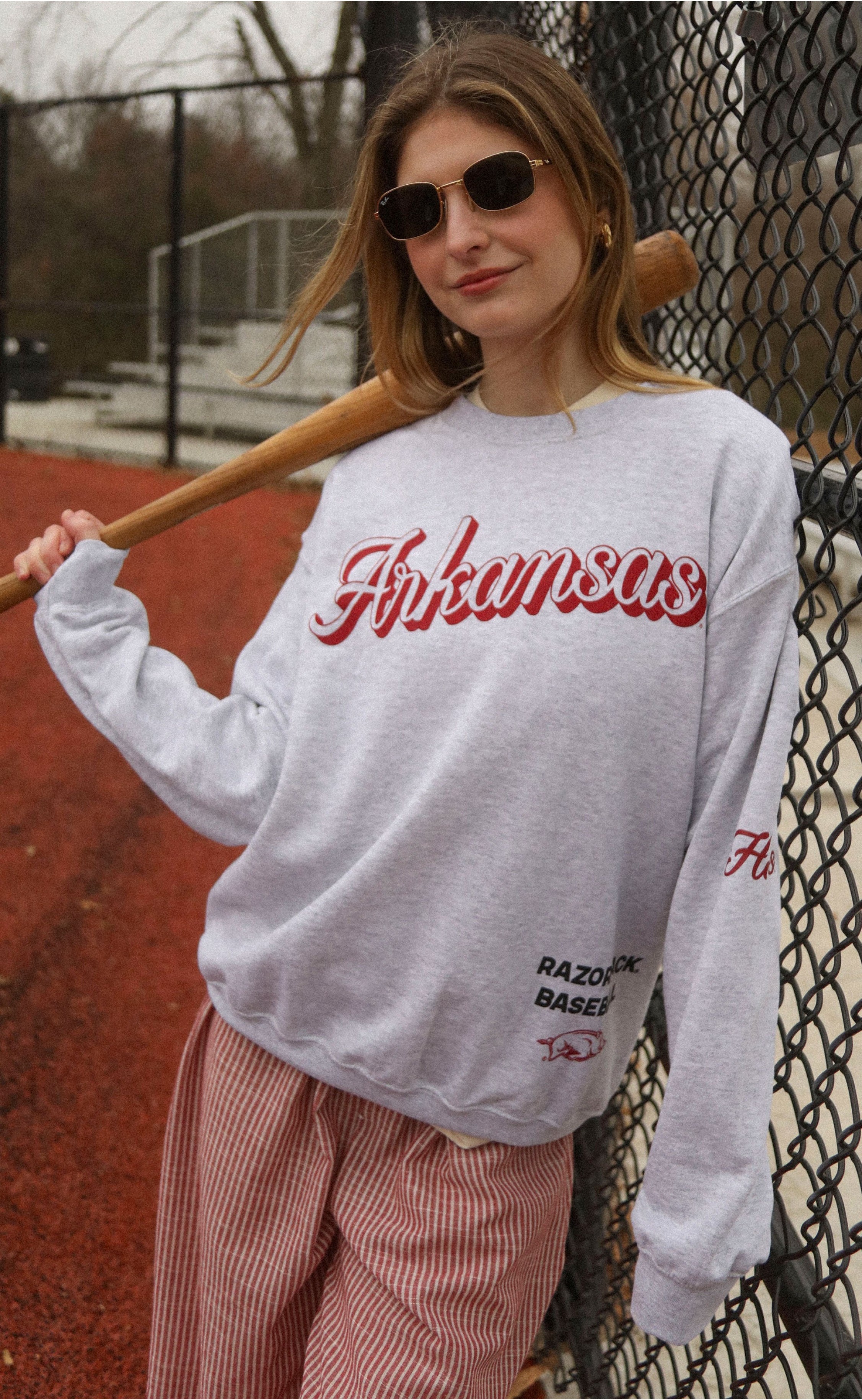 Cozy Arkansas Script Crewneck Sweatshirt – Timel...