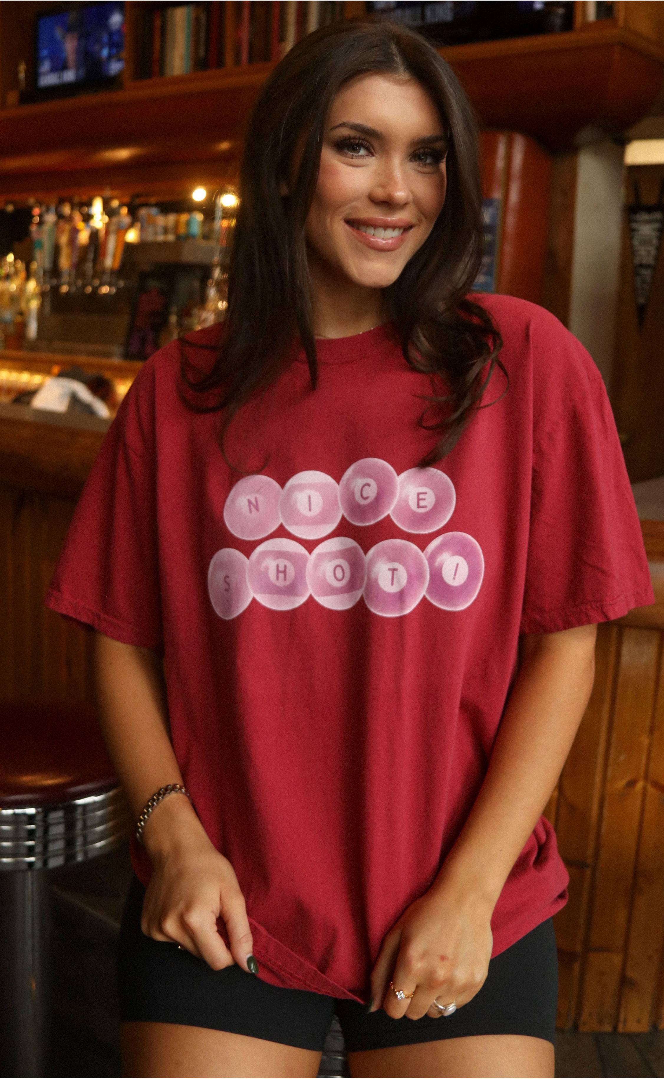 Nice Shot Tee – Bold Graphic T-Shirt Perfect for Sports and Casual Wear