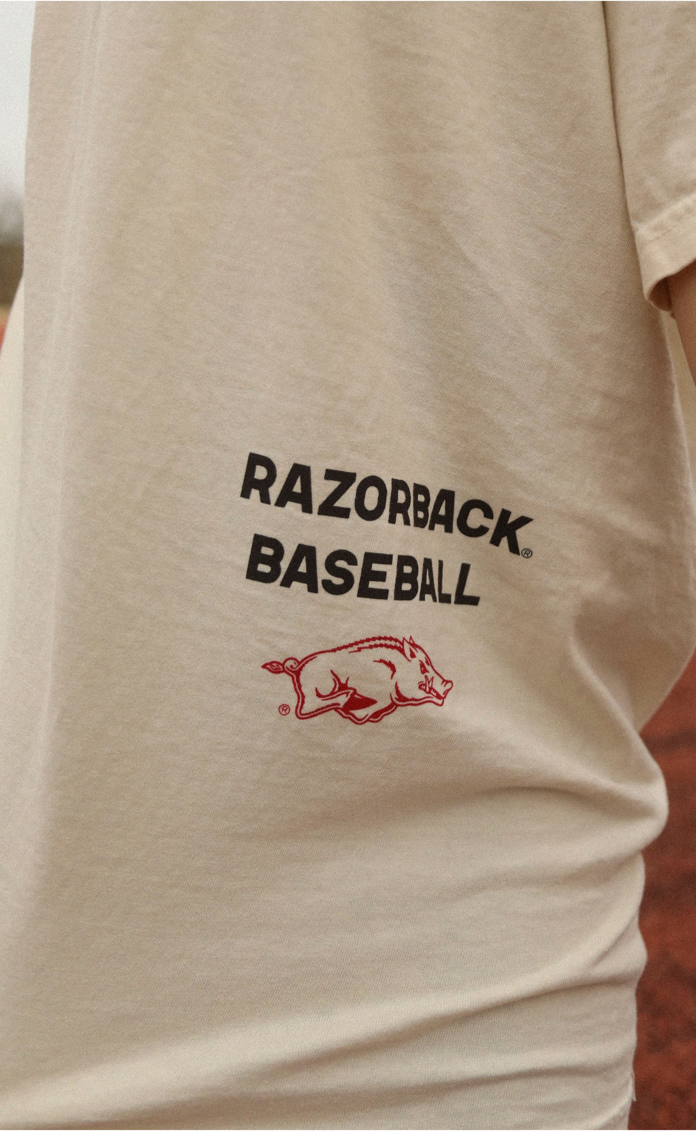 Arkansas Baseball Script Logo T-Shirt – Retro Sports Style Game Day Essential