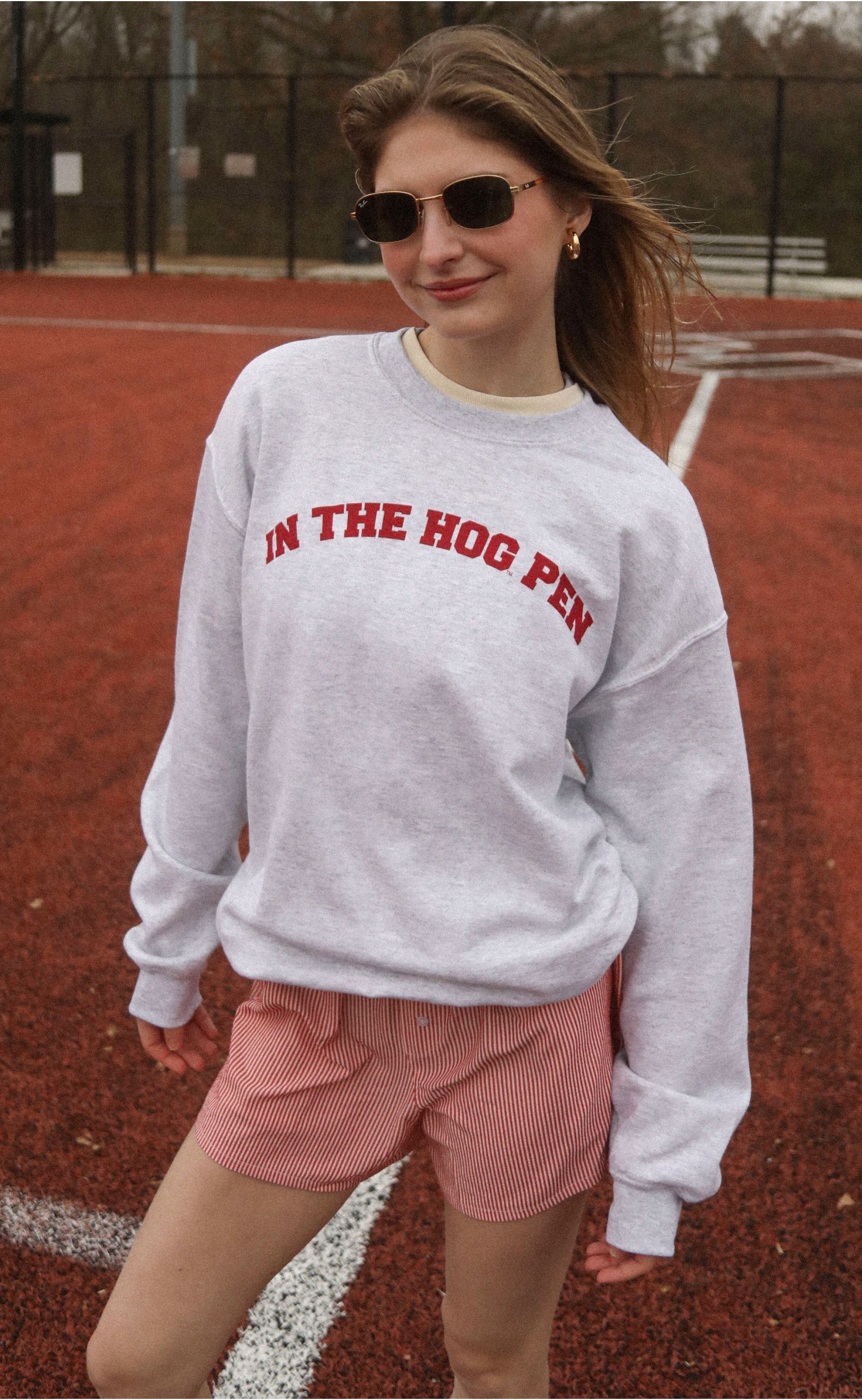 In The Hog Pen Graphic Sweatshirt – Soft Fabric with Bold Rustic Design