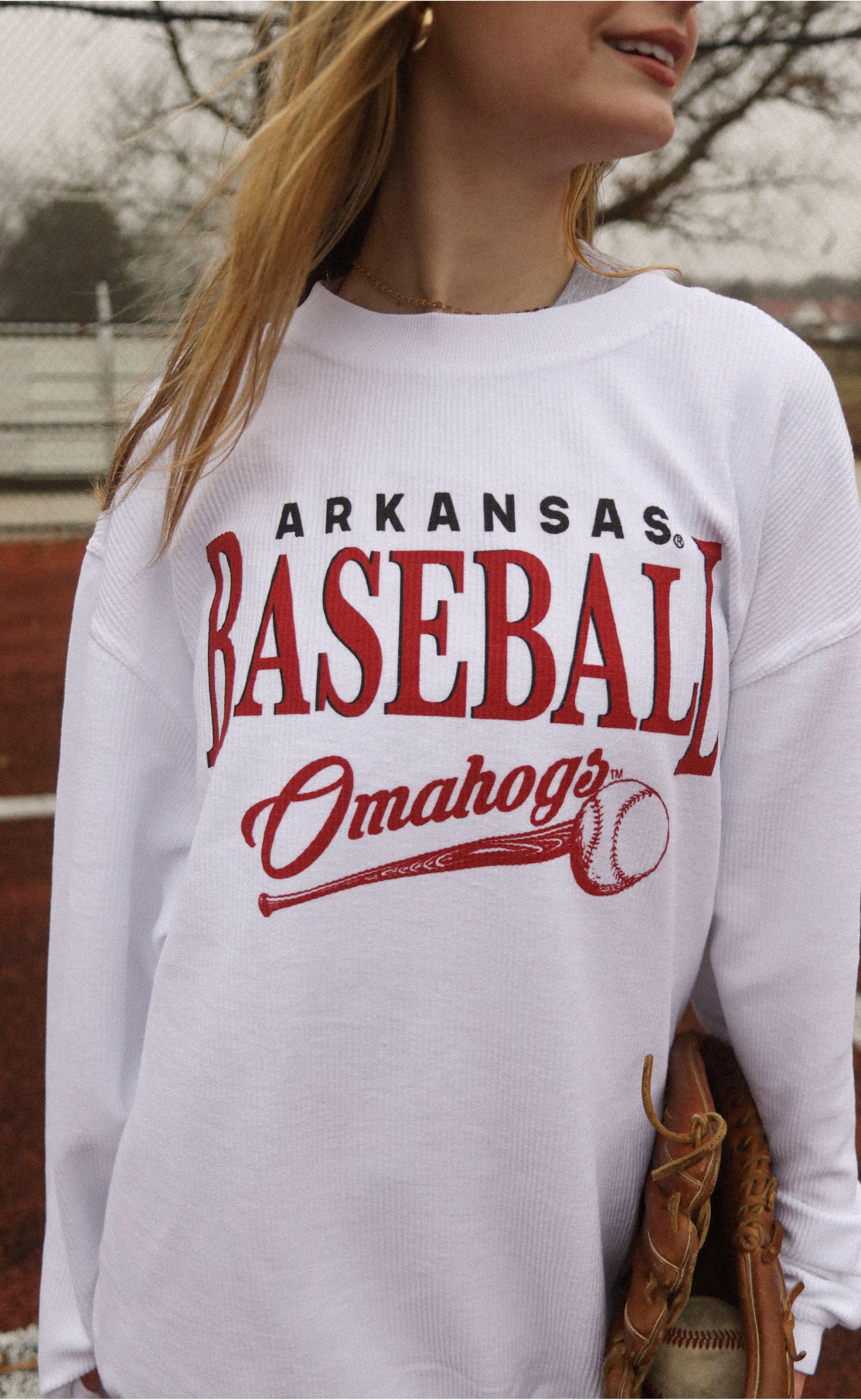Omahogs Baseball Cord Shirt – Perfect Blend of Sporty Style and Retro Vibes